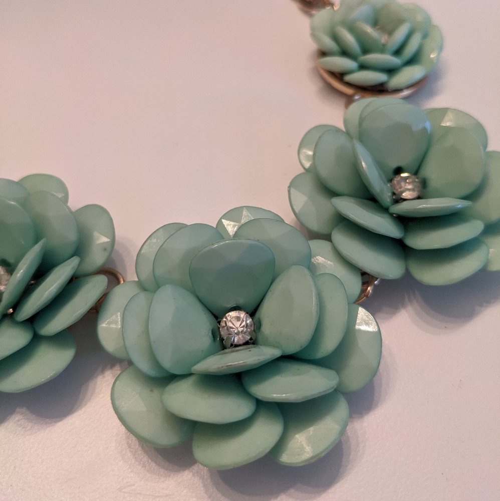 Mint Green Statement Necklace